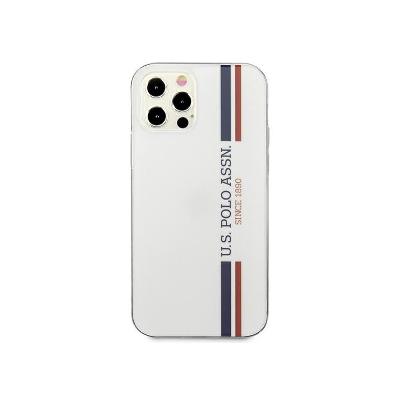JAV Polo Assn byla Trispalvė kolekcija iPhone 12 Pro Max – balta