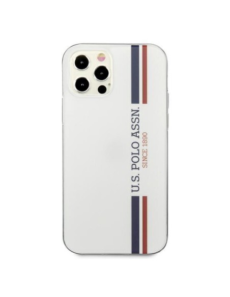 JAV Polo Assn byla Trispalvė kolekcija iPhone 12 Pro Max – balta JAV Polo Assn byla Trispalvė kolekcija iPhone 12 Pro Max – balta