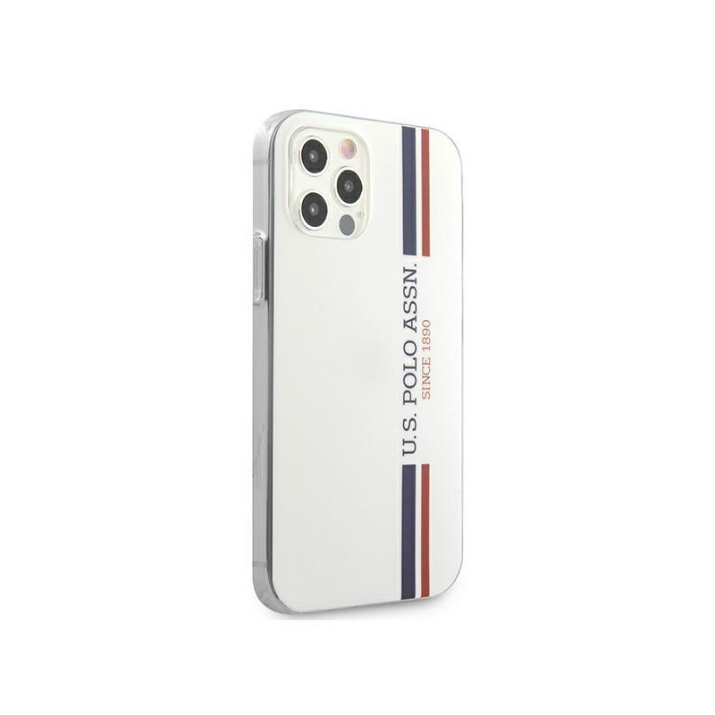 JAV Polo Assn byla Trispalvė kolekcija iPhone 12 Pro Max – balta