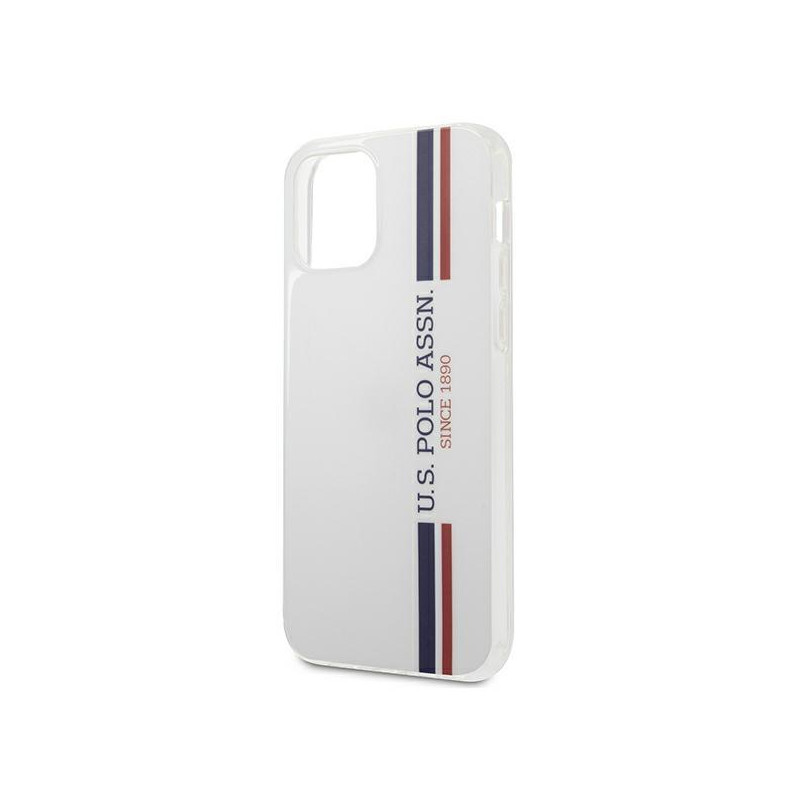 JAV Polo Assn byla Trispalvė kolekcija iPhone 12 Pro Max – balta