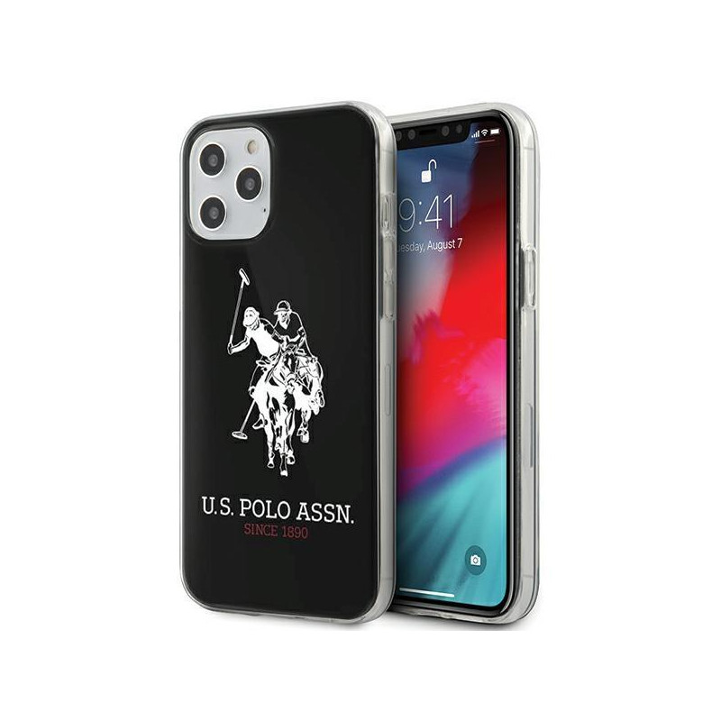 JAV Polo Assn byla Blizgus didelis logotipas, skirtas iPhone 12 Pro Max – juodas JAV Polo Assn byla Blizgus didelis logotipas, skirtas iPhone 12 Pro Max – juodas