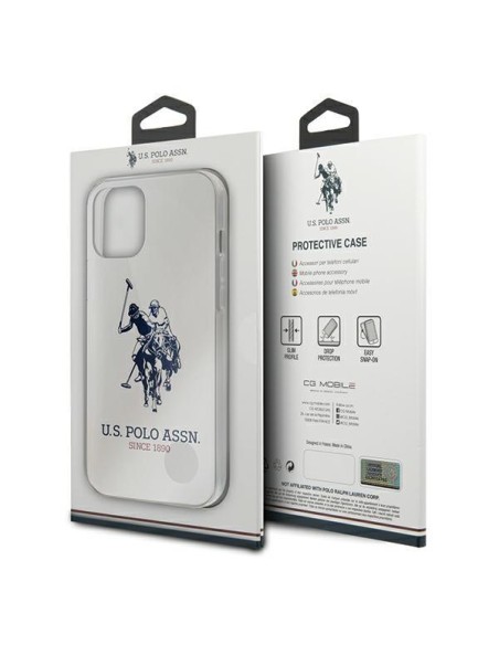 JAV Polo Assn byla Didelis blizgus logotipas, skirtas iPhone 12 Pro Max – baltas JAV Polo Assn byla Didelis blizgus logotipas, skirtas iPhone 12 Pro Max – baltas