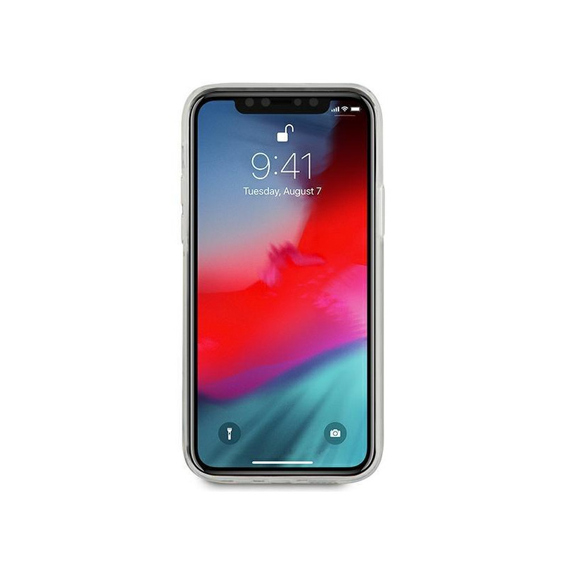 JAV Polo Assn byla Gradiento raštų kolekcija, skirta iPhone 12 / iPhone 12 Pro – mėlyna