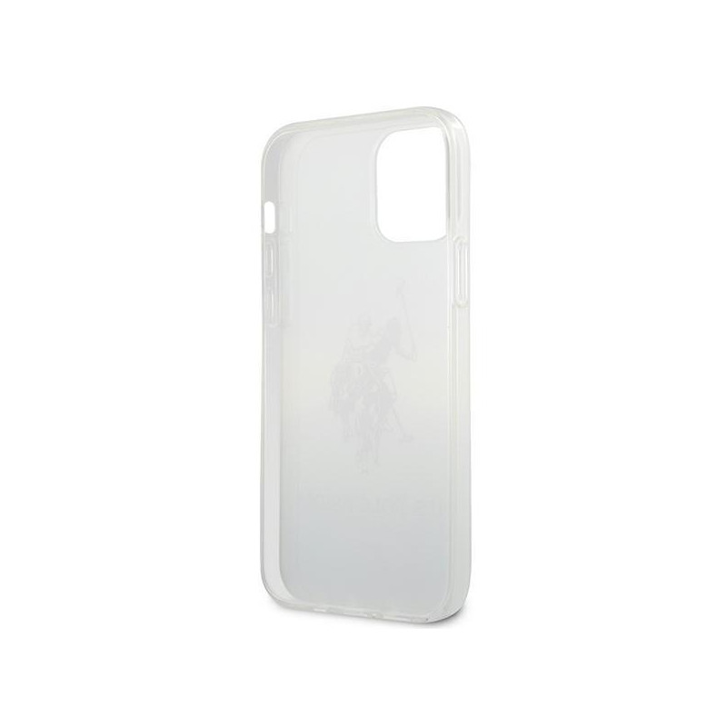 JAV Polo Assn byla Gradiento raštų kolekcija, skirta iPhone 12 / iPhone 12 Pro – mėlyna