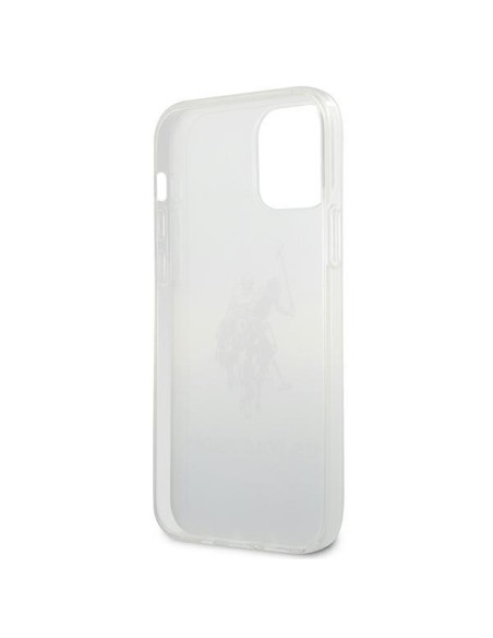 JAV Polo Assn byla Gradiento raštų kolekcija, skirta iPhone 12 / iPhone 12 Pro – mėlyna JAV Polo Assn byla Gradiento raštų kolekcija, skirta iPhone 12 / iPhone 12 Pro – mėlyna
