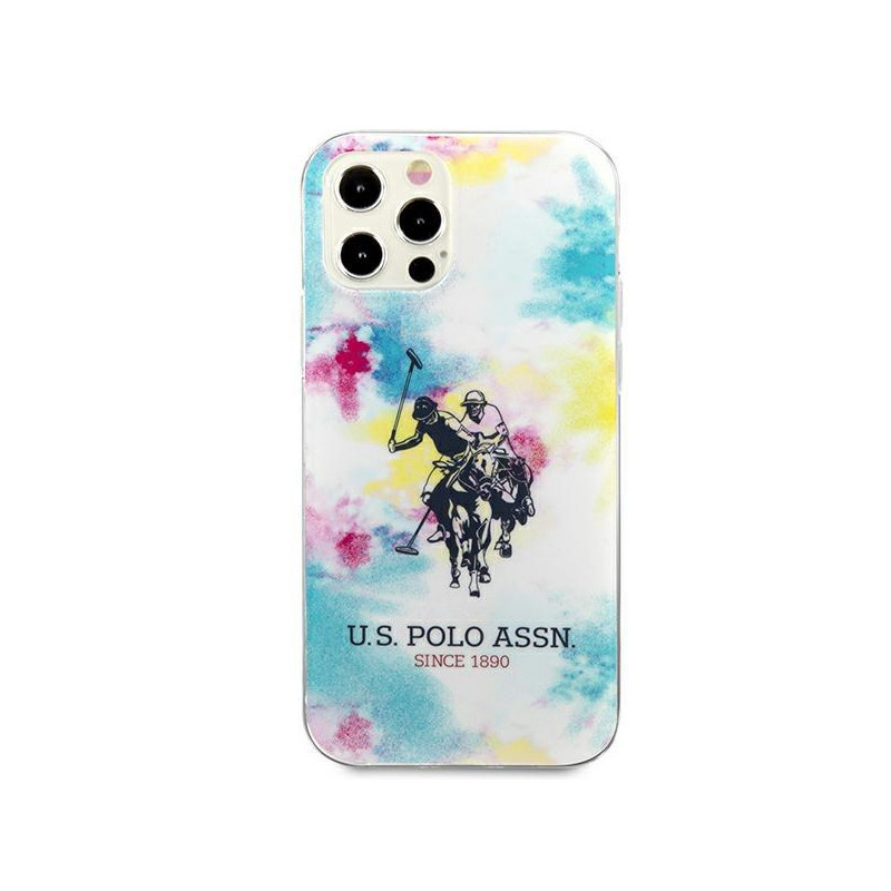 JAV Polo Assn byla Tie & Dye kolekcija, skirta iPhone 12 / iPhone 12 Pro – įvairiaspalvė