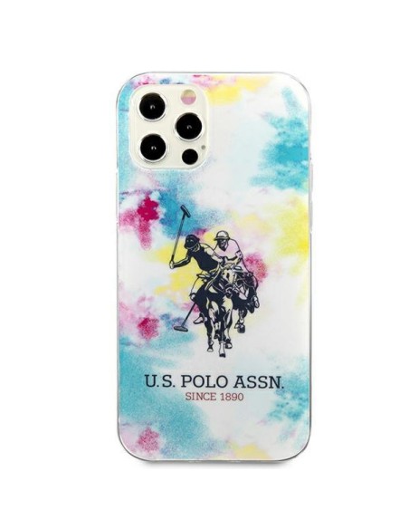 JAV Polo Assn byla Tie & Dye kolekcija, skirta iPhone 12 / iPhone 12 Pro – įvairiaspalvė JAV Polo Assn byla Tie & Dye kolekcija, skirta iPhone 12 / iPhone 12 Pro – įvairiaspalvė
