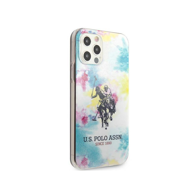 JAV Polo Assn byla Tie & Dye kolekcija, skirta iPhone 12 / iPhone 12 Pro – įvairiaspalvė