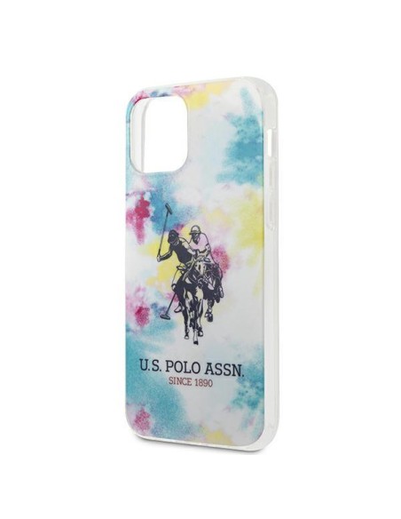 JAV Polo Assn byla Tie & Dye kolekcija, skirta iPhone 12 / iPhone 12 Pro – įvairiaspalvė JAV Polo Assn byla Tie & Dye kolekcija, skirta iPhone 12 / iPhone 12 Pro – įvairiaspalvė