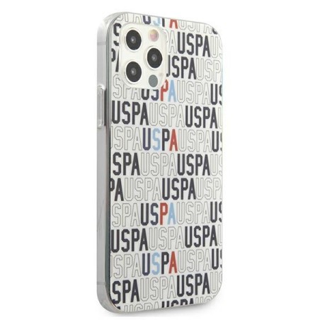 JAV Polo Assn byla Mania Collection logotipas iPhone 12 / iPhone 12 Pro - baltas