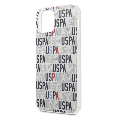 JAV Polo Assn byla Mania Collection logotipas iPhone 12 / iPhone 12 Pro - baltas