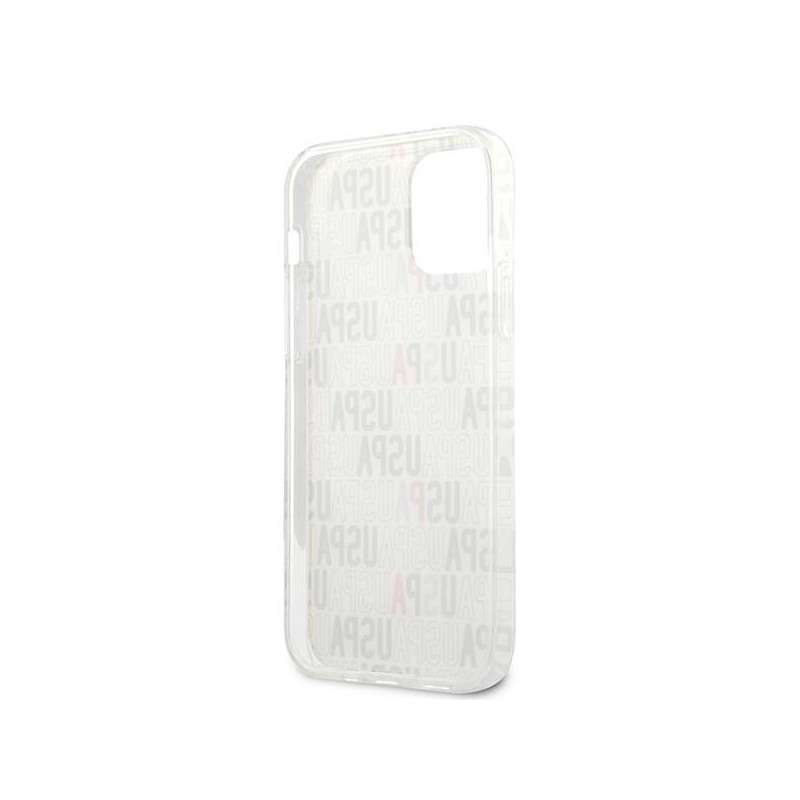 JAV Polo Assn byla Mania Collection logotipas iPhone 12 / iPhone 12 Pro - baltas