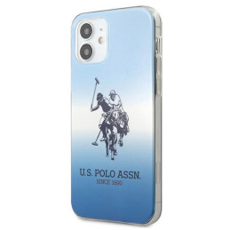 JAV Polo Assn byla Gradiento raštų kolekcija, skirta iPhone 12 mini – mėlyna