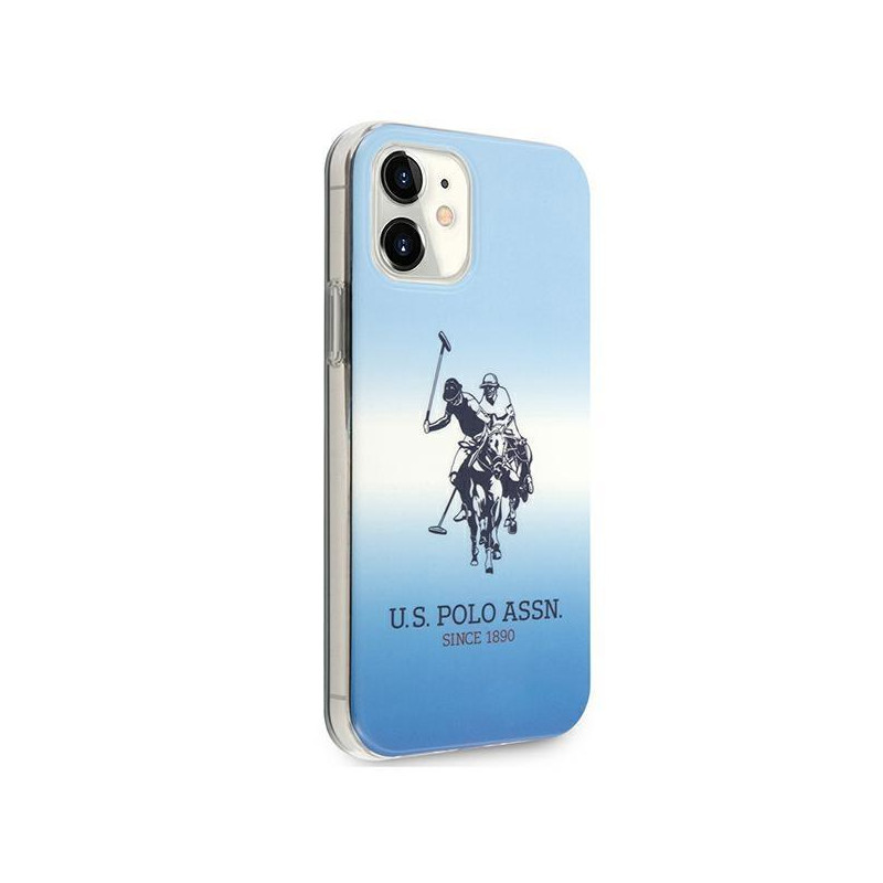 JAV Polo Assn byla Gradiento raštų kolekcija, skirta iPhone 12 mini – mėlyna