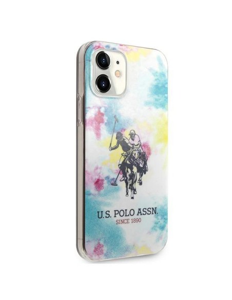JAV Polo Assn byla Tie & Dye kolekcija iPhone 12 mini - įvairiaspalvė JAV Polo Assn byla Tie & Dye kolekcija iPhone 12 mini - įvairiaspalvė
