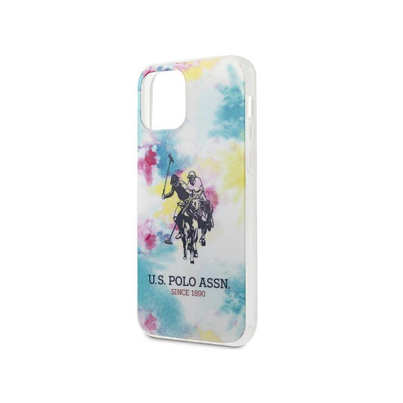 JAV Polo Assn byla Tie & Dye kolekcija iPhone 12 mini - įvairiaspalvė