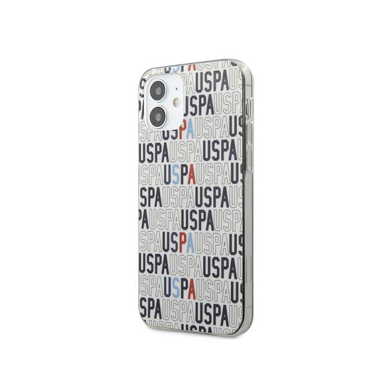 JAV Polo Assn byla Mania Collection logotipas iPhone 12 mini - baltas