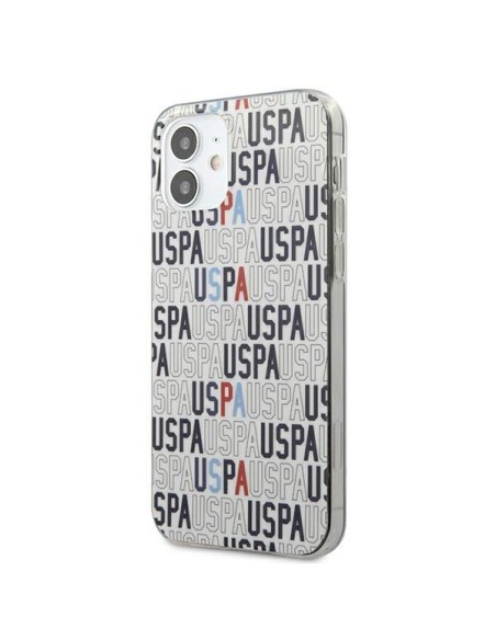 JAV Polo Assn byla Mania Collection logotipas iPhone 12 mini - baltas
