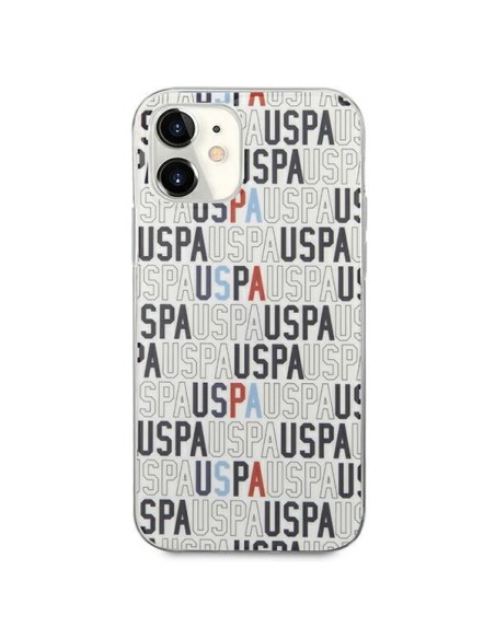 JAV Polo Assn byla Mania Collection logotipas iPhone 12 mini - baltas