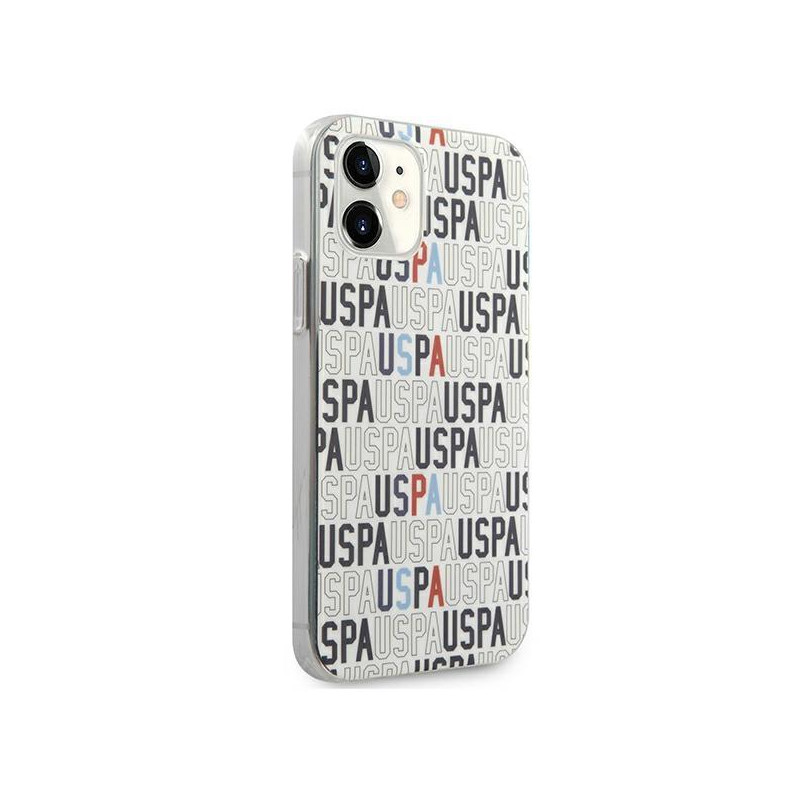 JAV Polo Assn byla Mania Collection logotipas iPhone 12 mini - baltas