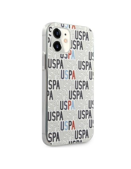JAV Polo Assn byla Mania Collection logotipas iPhone 12 mini - baltas
