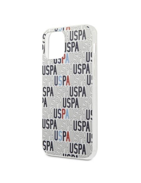 JAV Polo Assn byla Mania Collection logotipas iPhone 12 mini - baltas