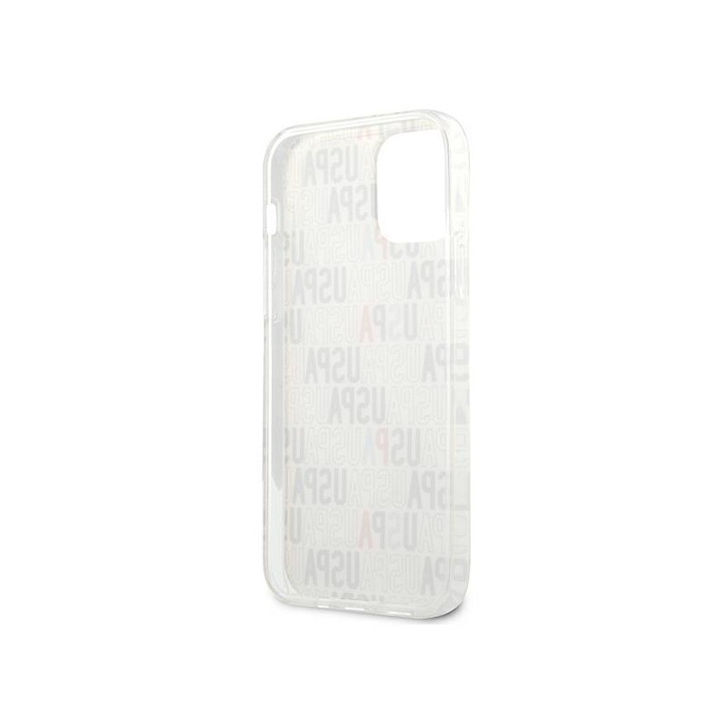 JAV Polo Assn byla Mania Collection logotipas iPhone 12 mini - baltas