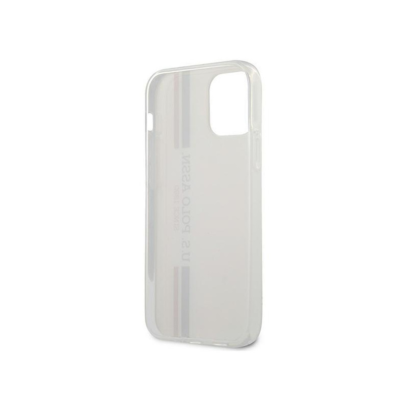 JAV Polo Assn byla Trispalvė kolekcija iPhone 12 mini - balta