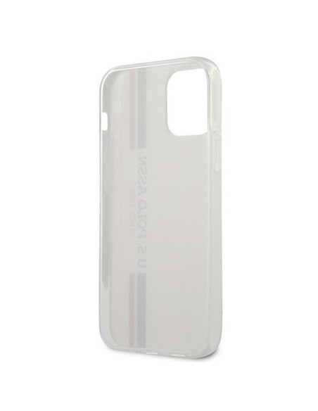 JAV Polo Assn byla Trispalvė kolekcija iPhone 12 mini - balta JAV Polo Assn byla Trispalvė kolekcija iPhone 12 mini - balta