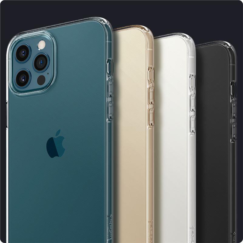 Spigen Liquid Crystal dėklas iPhone 12 / iPhone 12 Pro - skaidrus