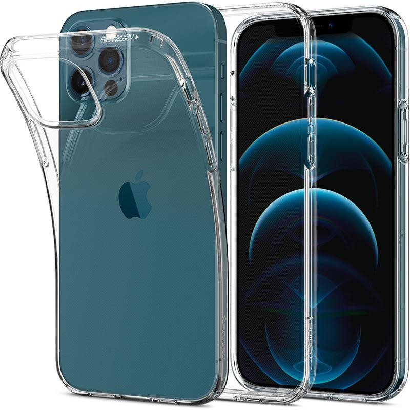 Spigen Liquid Crystal dėklas iPhone 12 / iPhone 12 Pro - skaidrus