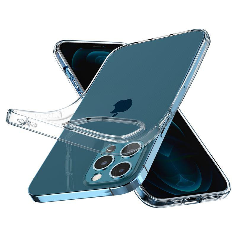 Spigen Liquid Crystal dėklas iPhone 12 / iPhone 12 Pro - skaidrus