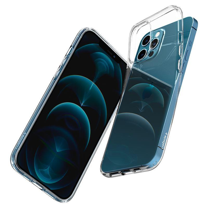 Spigen Liquid Crystal dėklas iPhone 12 / iPhone 12 Pro - skaidrus