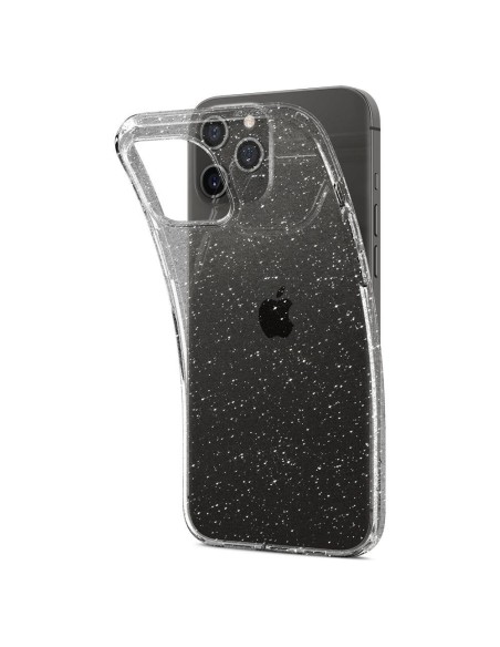 Spigen Liquid Crystal dėklas iPhone 12 / iPhone 12 Pro - skaidrus ir blizgantis Spigen Liquid Crystal dėklas iPhone 12 / iPhone 12 Pro - skaidrus ir blizgantis