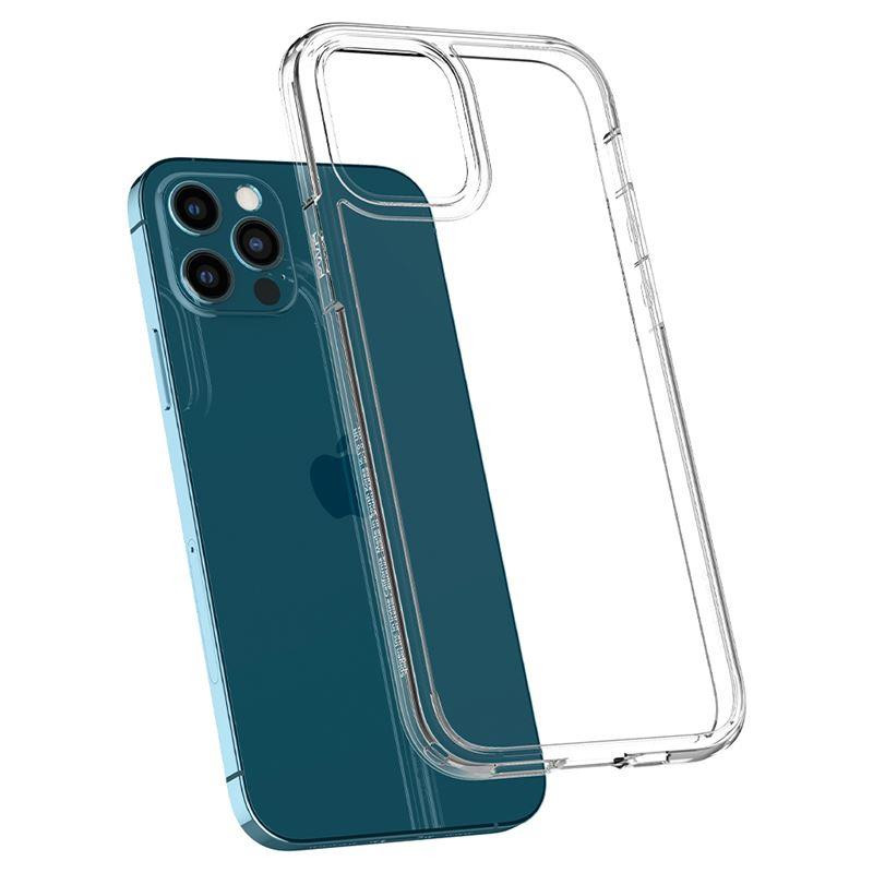 Spigen Ultra Hybrid dėklas iPhone 12 / iPhone 12 Pro - skaidrus