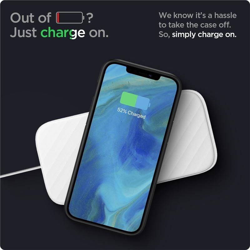 Spigen Ultra Hybrid dėklas skirtas iPhone 12 / iPhone 12 Pro - matinė juoda