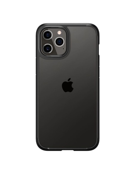 Spigen Ultra Hybrid dėklas skirtas iPhone 12 / iPhone 12 Pro - matinė juoda Spigen Ultra Hybrid dėklas skirtas iPhone 12 / iPhone 12 Pro - matinė juoda