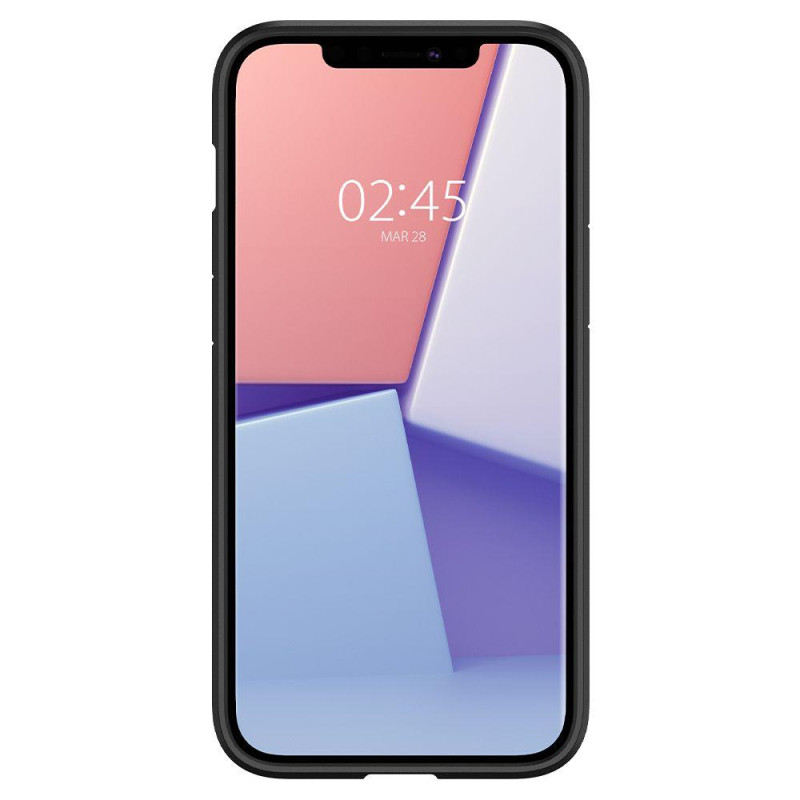 Spigen Ultra Hybrid dėklas skirtas iPhone 12 / iPhone 12 Pro - matinė juoda