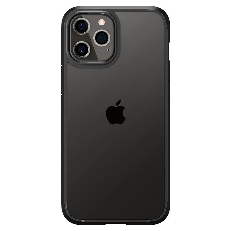 Spigen Ultra Hybrid dėklas skirtas iPhone 12 / iPhone 12 Pro - matinė juoda