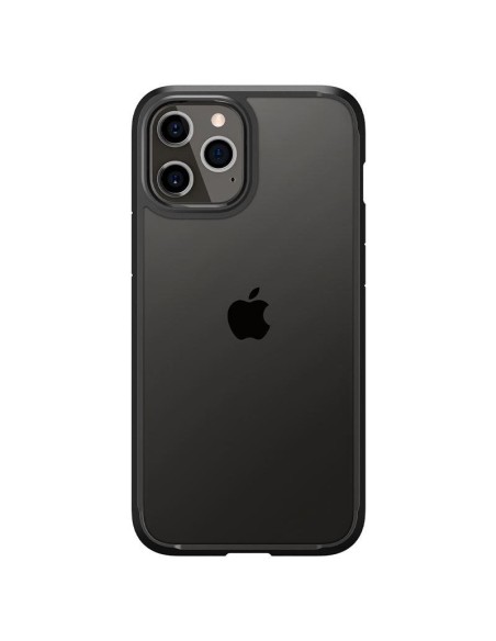 Spigen Ultra Hybrid dėklas skirtas iPhone 12 / iPhone 12 Pro - matinė juoda Spigen Ultra Hybrid dėklas skirtas iPhone 12 / iPhone 12 Pro - matinė juoda