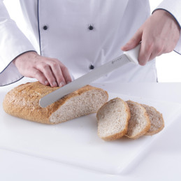 Duonos peilis HACCP 385mm - baltas - HENDI 843055