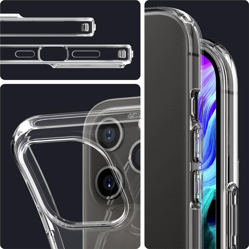 Spigen Liquid Crystal dėklas, skirtas iPhone 12 Pro Max - skaidrus