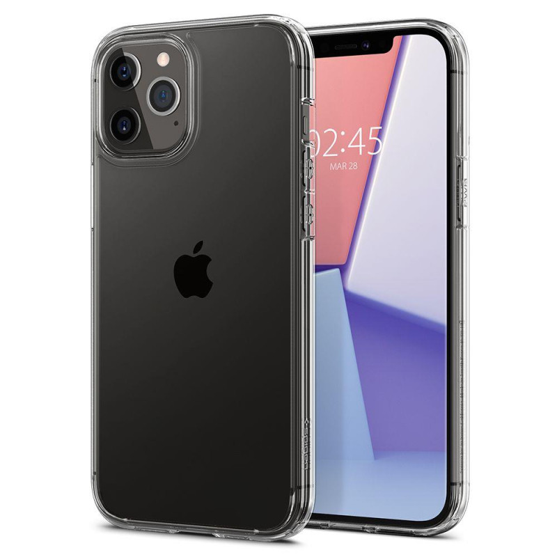 Spigen Ultra Hybrid dėklas iPhone 12 Pro Max - skaidrus