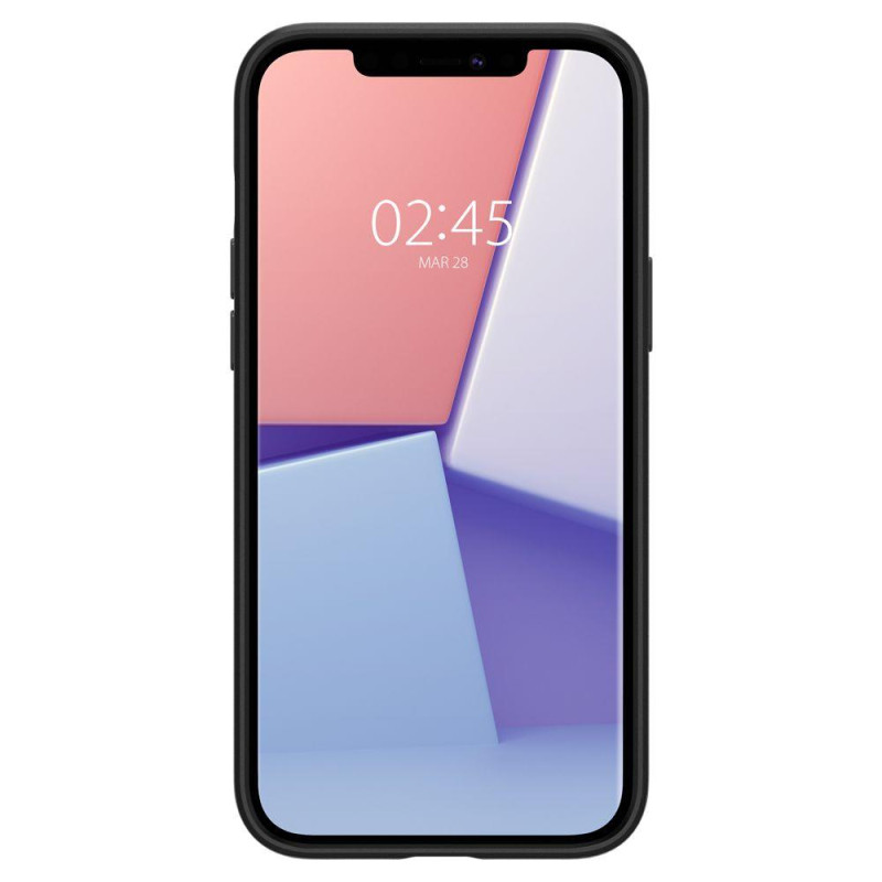 Spigen Thin Fit dėklas iPhone 12 / iPhone 12 Pro - juodas