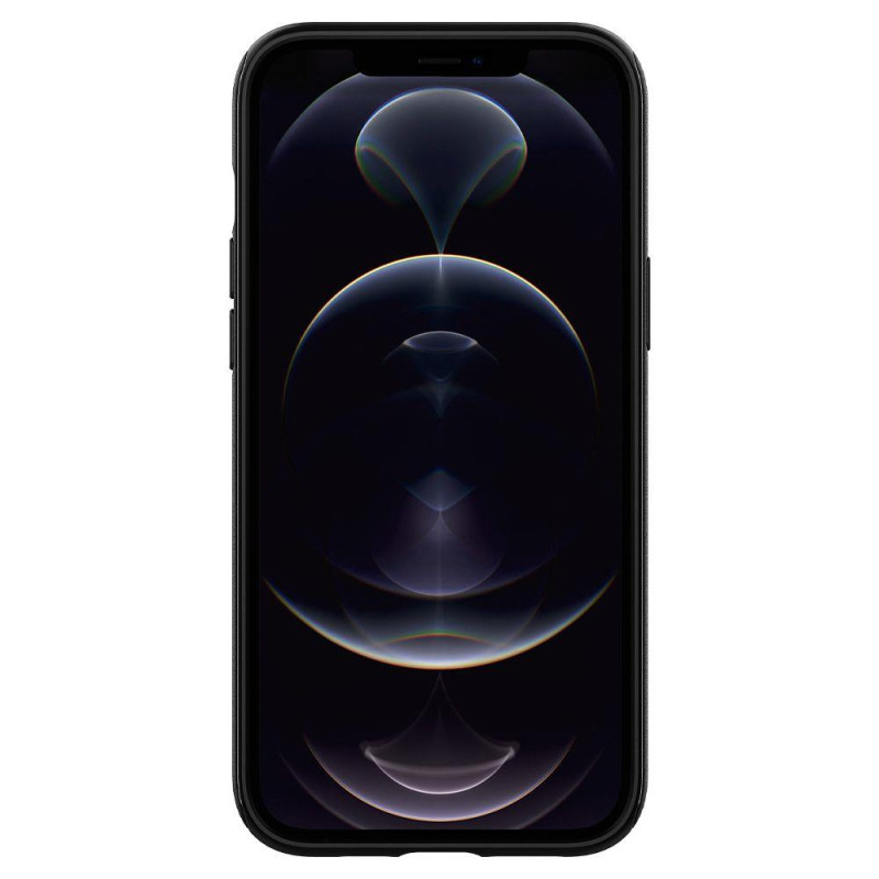 Spigen Mag Armor dėklas, skirtas iPhone 12 / iPhone 12 Pro - matinė juoda