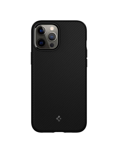 Spigen Mag Armor dėklas, skirtas iPhone 12 / iPhone 12 Pro - matinė juoda Spigen Mag Armor dėklas, skirtas iPhone 12 / iPhone 12 Pro - matinė juoda