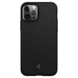 Spigen Mag Armor dėklas, skirtas iPhone 12 / iPhone 12 Pro - matinė juoda