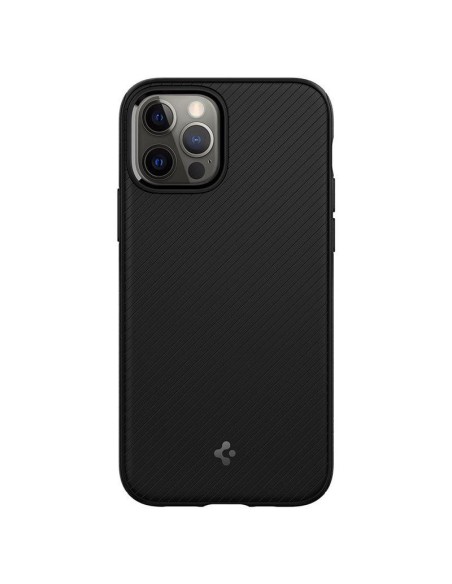 Spigen Mag Armor dėklas, skirtas iPhone 12 / iPhone 12 Pro - matinė juoda Spigen Mag Armor dėklas, skirtas iPhone 12 / iPhone 12 Pro - matinė juoda