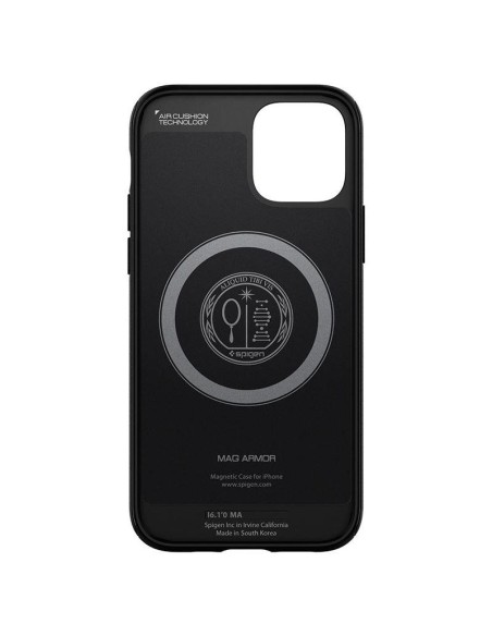 Spigen Mag Armor dėklas, skirtas iPhone 12 / iPhone 12 Pro - matinė juoda Spigen Mag Armor dėklas, skirtas iPhone 12 / iPhone 12 Pro - matinė juoda