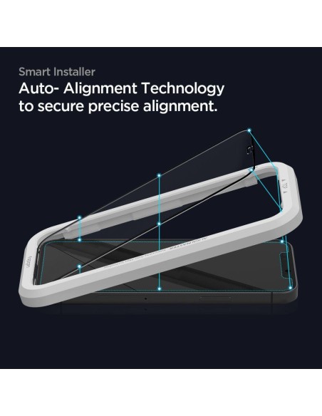 Spigen ALM Glass FC grūdintas stiklas skirtas iPhone 12 / iPhone 12 Pro - juodas 2 vnt. Spigen ALM Glass FC grūdintas stiklas skirtas iPhone 12 / iPhone 12 Pro - juodas 2 vnt.